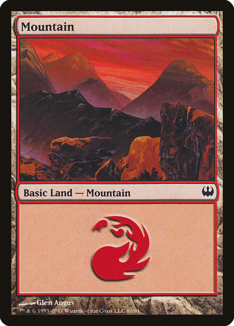 Mountain (80) - Duel Decks: Knights vs. Dragons (DDG)