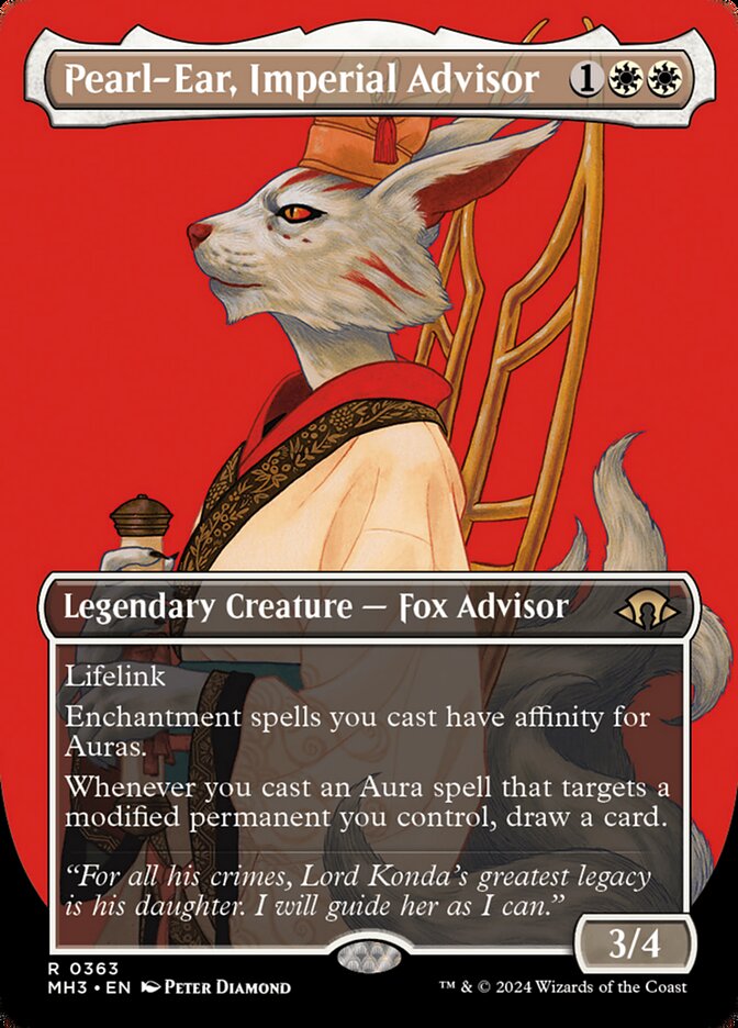 Pearl-Ear, Imperial Advisor - [Borderless] Modern Horizons 3 (MH3)