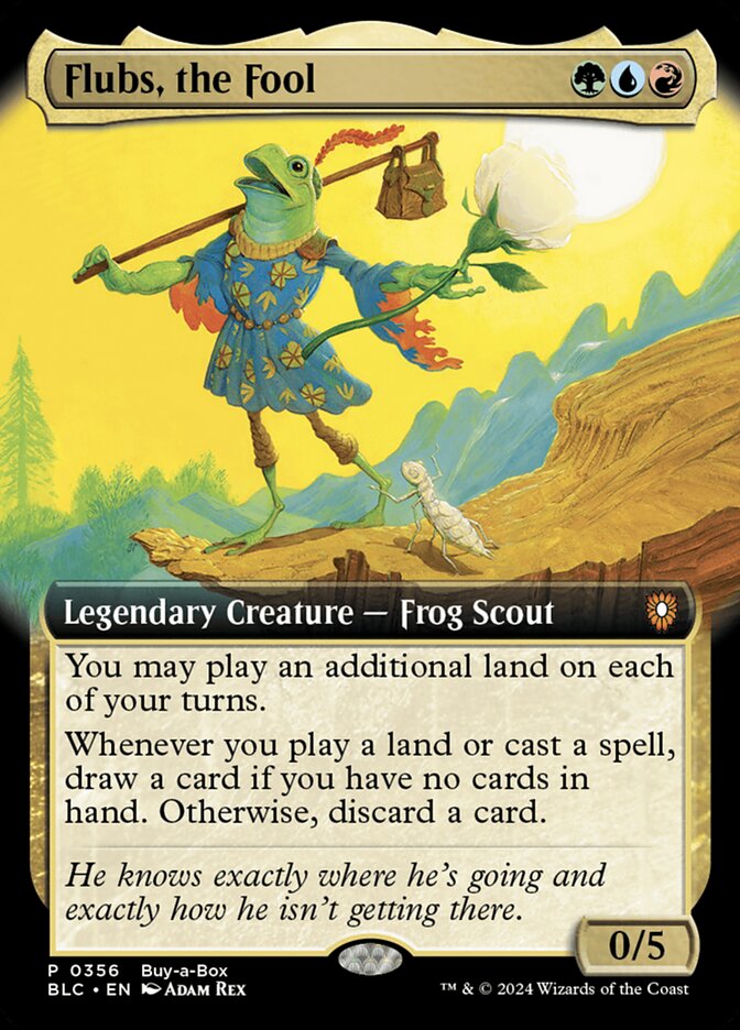 Flubs, the Fool (356) - Bloomburrow Commander (BLC)