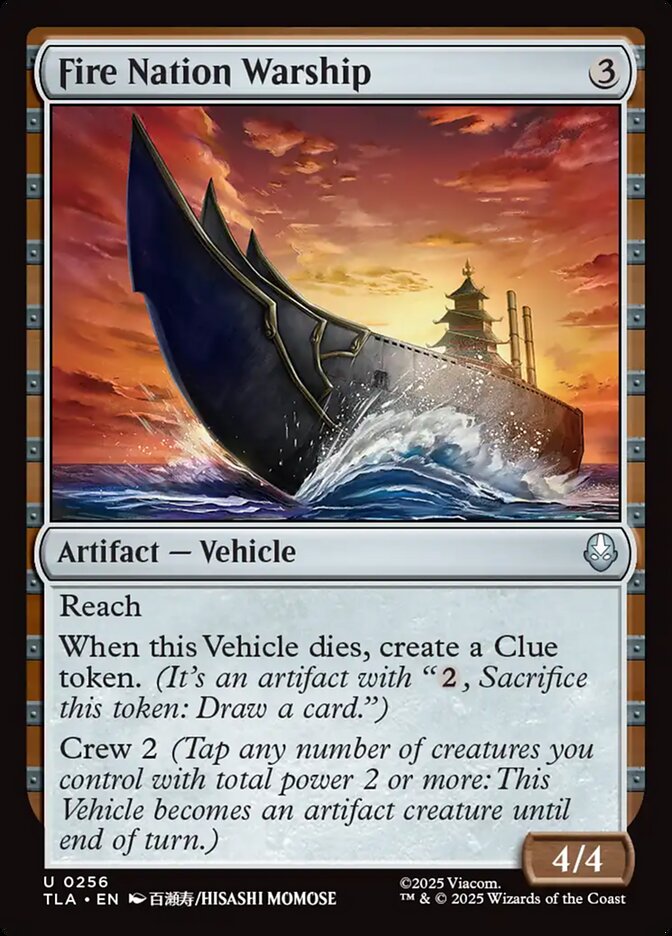 Fire Nation Warship (256) - Avatar: The Last Airbender (TLA)