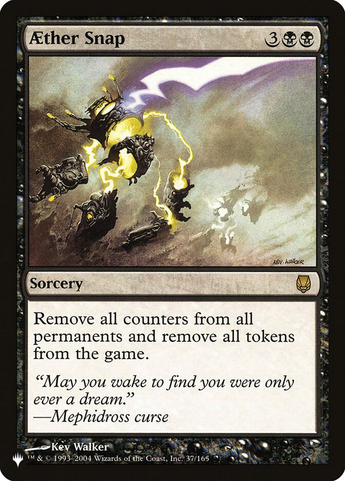 Aether Snap - The List (PLST)