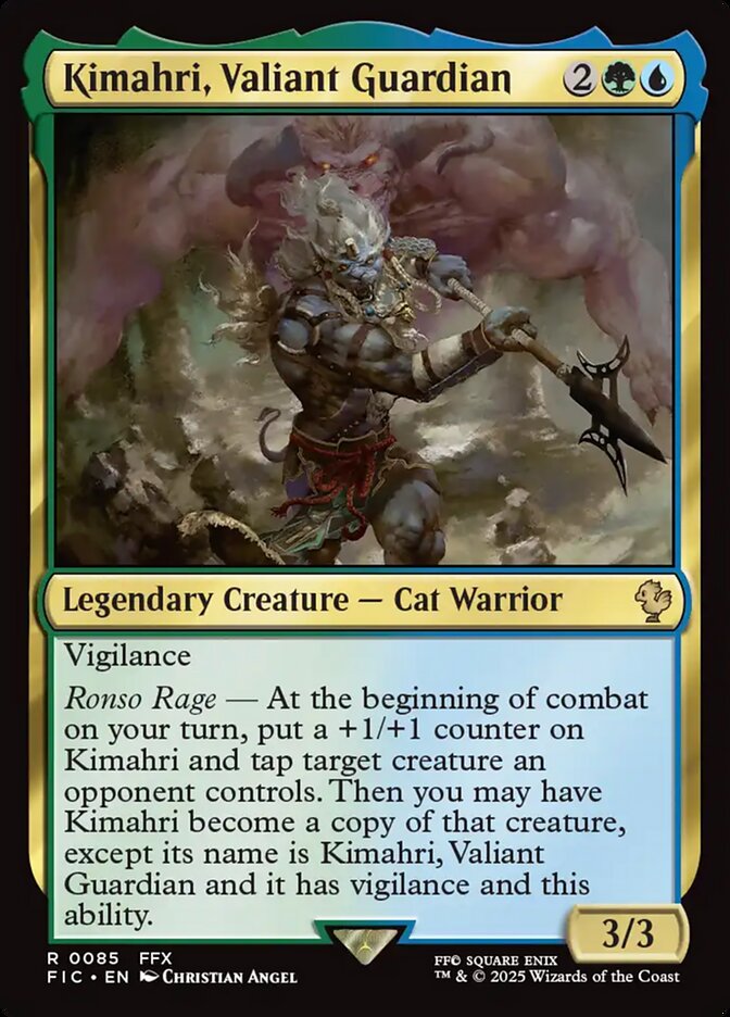 Kimahri, Valiant Guardian (85) - Final Fantasy Commander (FIC)