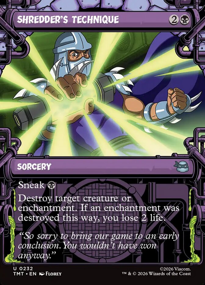 Shredder's Technique (232) - Teenage Mutant Ninja Turtles (TMT)
