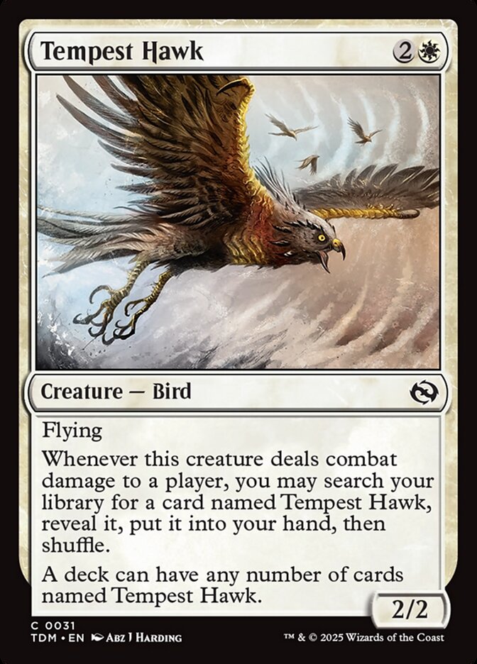 Tempest Hawk (31) - Tarkir: Dragonstorm (TDM)