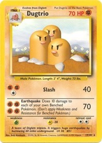 Dugtrio (19) - Base Set (BS)