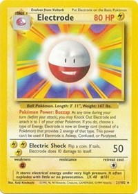 Electrode (21) - Base Set (BS)