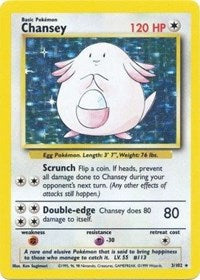Chansey (3) - Base Set (BS)