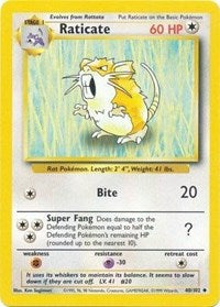 Raticate (40) - Base Set (BS)