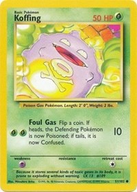 Koffing (51) - Base Set (BS)