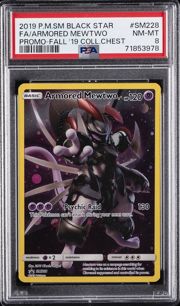 Armored Mewtwo #SM228 - [Graded PSA 8] SM Promos (SMP)