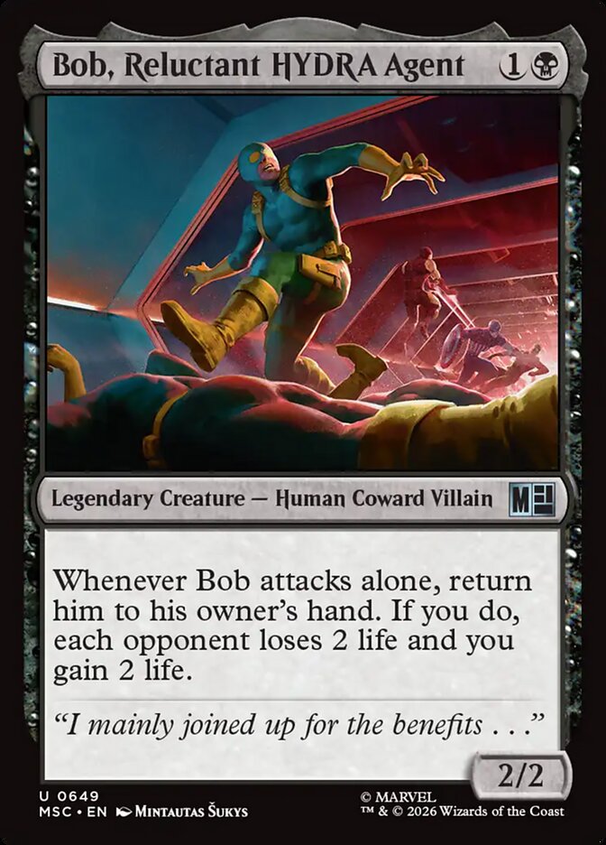 Bob, Reluctant HYDRA Agent (649) - Marvel Super Heroes Commander (MSC)