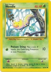 Weedle (69) - Base Set (BS)