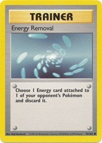 Energy Removal (92) - Base Set (BS)