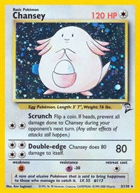 Chansey (3) - Base Set 2 (BS2)