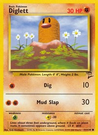 Diglett (71) - Base Set 2 (BS2)