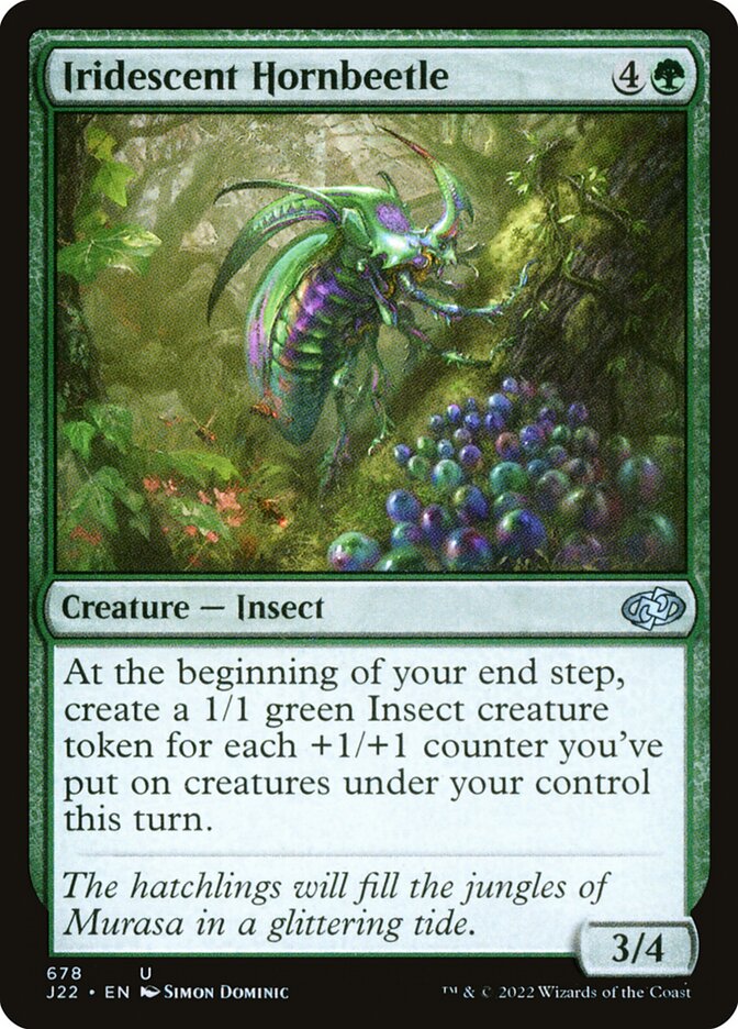 Iridescent Hornbeetle (678) - Jumpstart 2022 (J22)