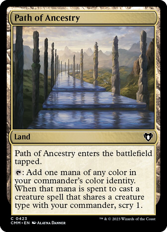 Path of Ancestry (423) - Commander Masters (CMM)