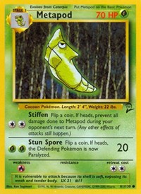 Metapod (81) - Base Set 2 (BS2)