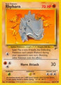 Rhyhorn (90) - Base Set 2 (BS2)