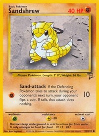 Sandshrew (91) - Base Set 2 (BS2)