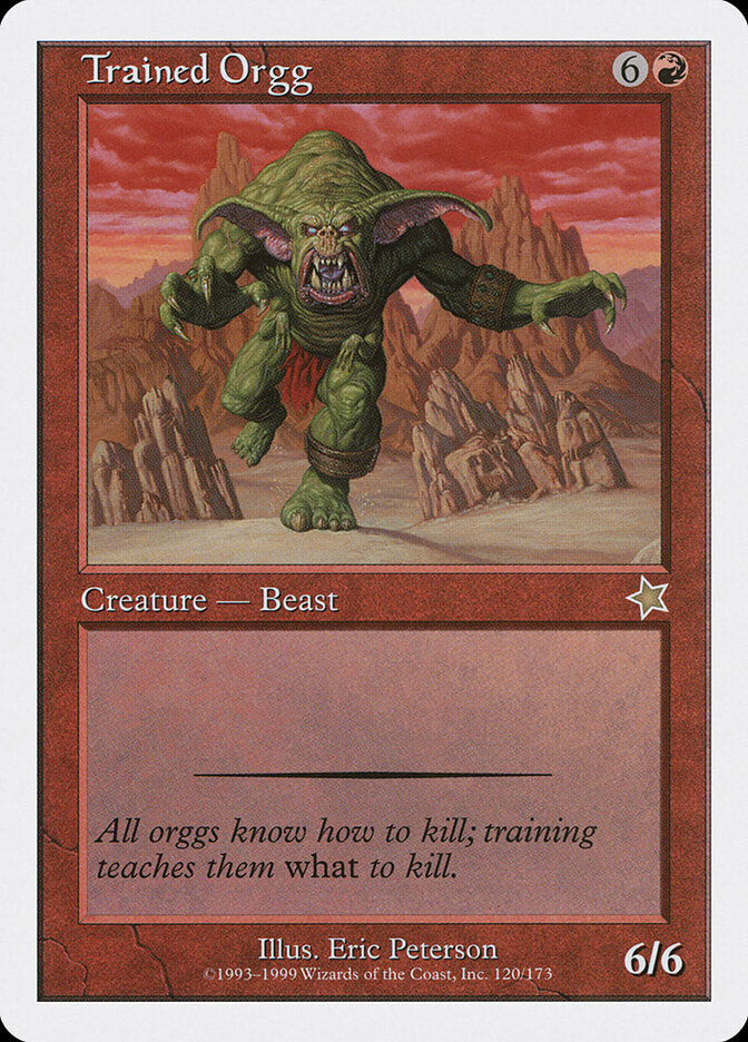 Trained Orgg (120) - Starter 1999 (S99)
