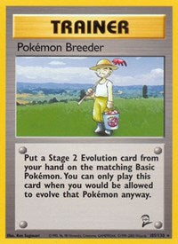 Pokemon Breeder (105) - Base Set 2 (BS2)