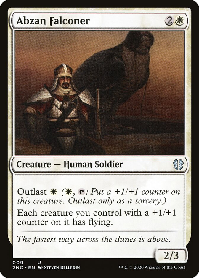 Abzan Falconer (9) - Zendikar Rising Commander (ZNC)