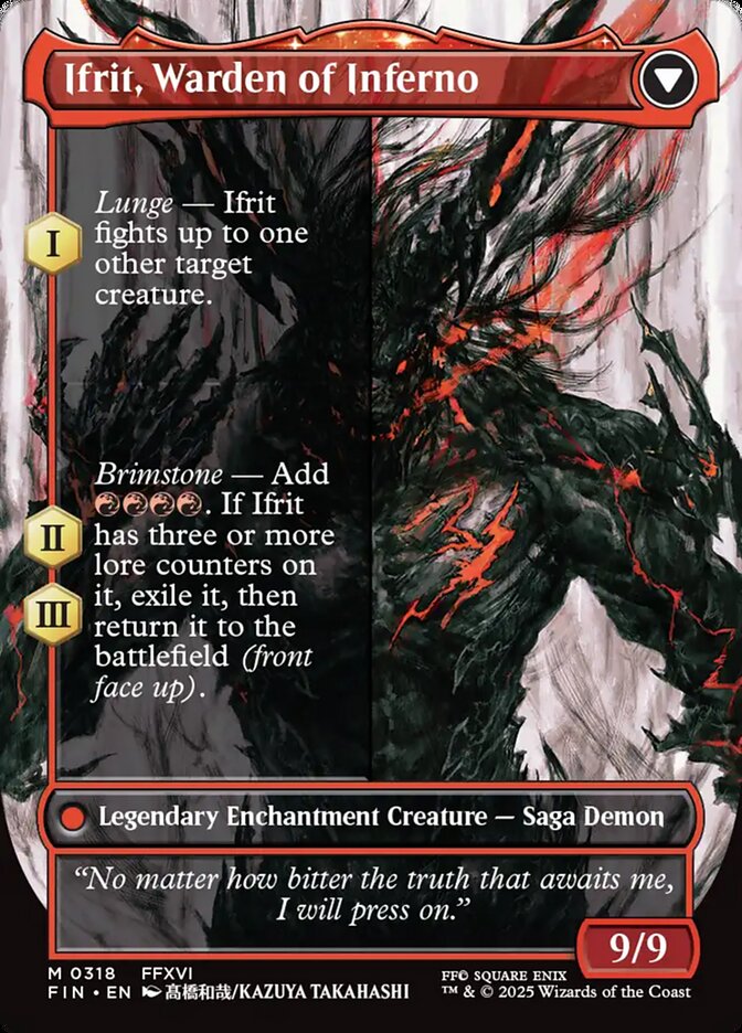 Clive, Ifrit's Dominant // Ifrit, Warden of Inferno (318) - Final Fantasy (FIN)