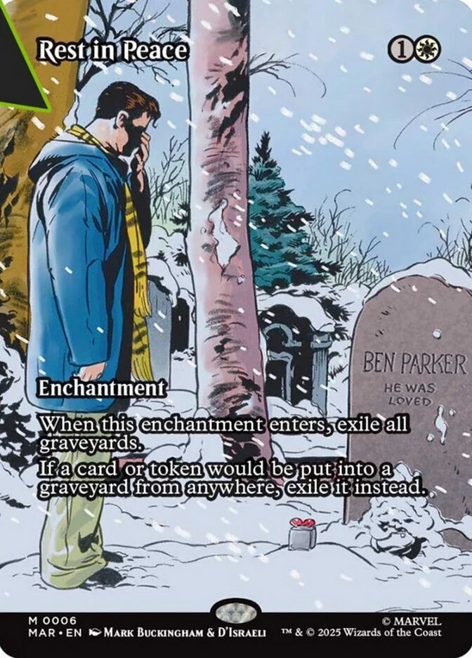 Rest in Peace (6) - [Foil, Borderless] Marvel Universe (MAR)