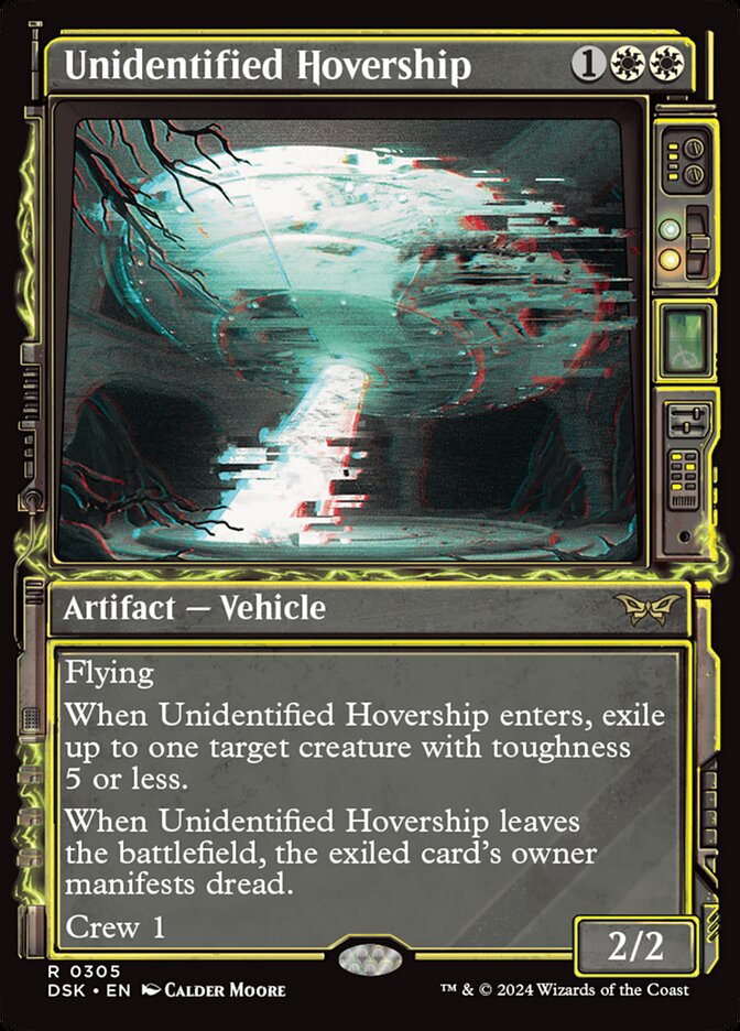 Unidentified Hovership (305) - Duskmourn: House of Horror (DSK)