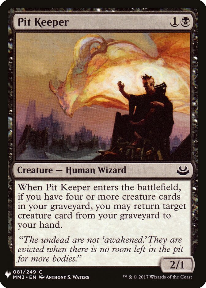 Pit Keeper (MM3-81) - The List (PLST)