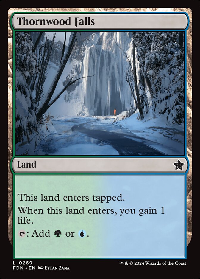 Thornwood Falls - [Foil] Foundations (FDN)