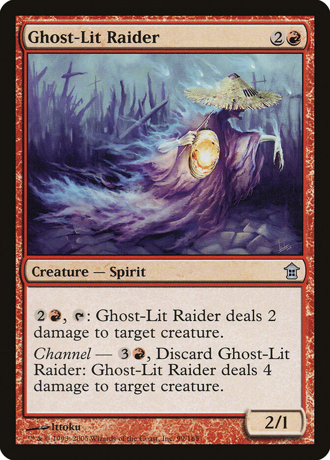 Ghost-Lit Raider (99) - Saviors of Kamigawa (SOK)
