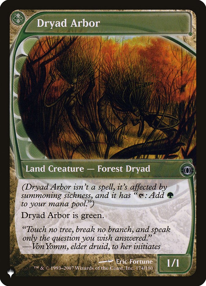 Dryad Arbor - The List (PLST)