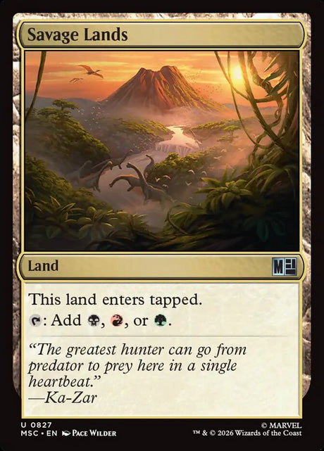 Savage Lands (827) - Marvel Super Heroes Commander (MSC)