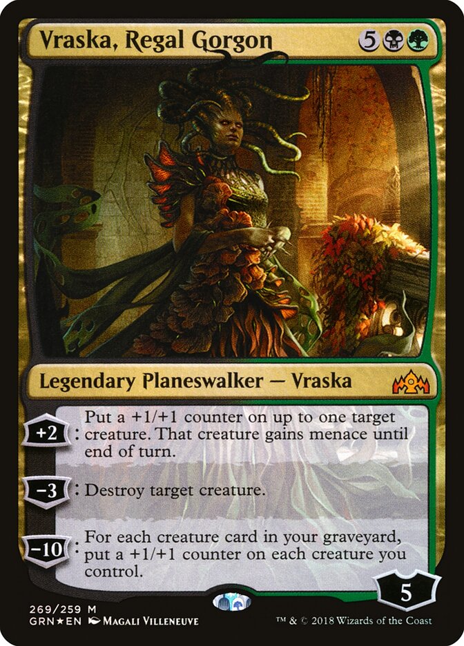 Vraska, Regal Gorgon (269) - Guilds of Ravnica (GRN)