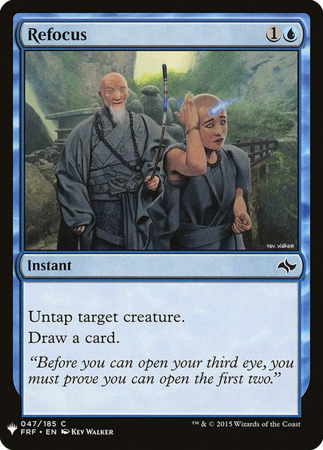 Refocus (FRF-47) - The List (PLST)