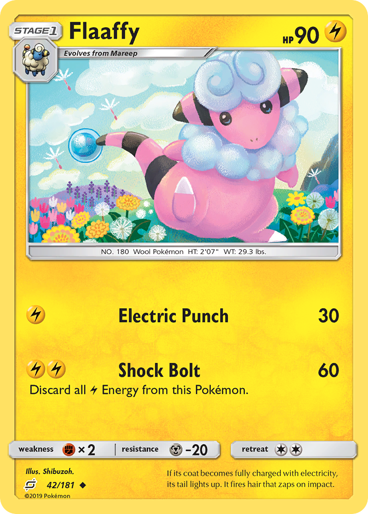 Flaaffy (42/181) - [Reverse Holo] Team Up (TEU)