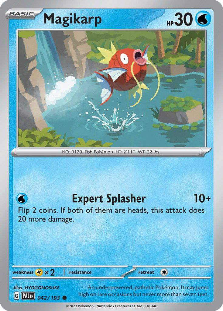 Magikarp (42/193) - [Reverse Holo] Paldea Evolved (PAL)