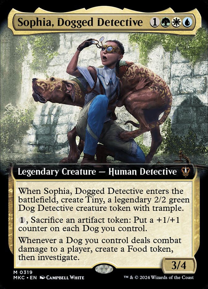 Sophia, Dogged Detective (319) - Murders at Karlov Manor Commander (MKC)