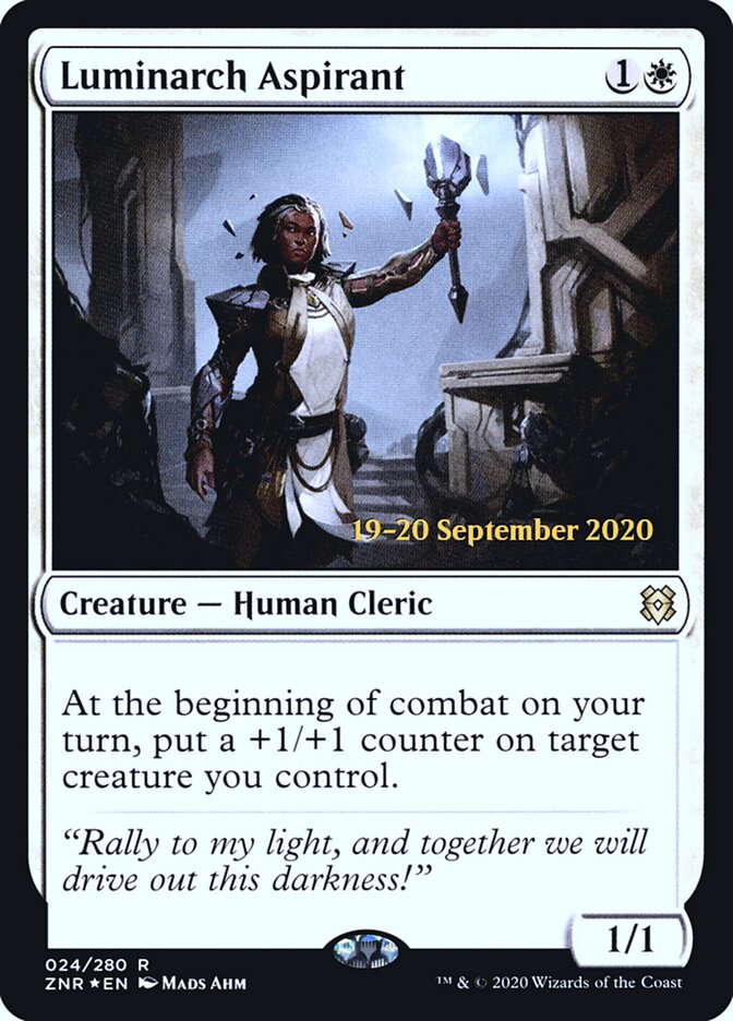 Luminarch Aspirant (24s) - Zendikar Rising Promos (PZNR)
