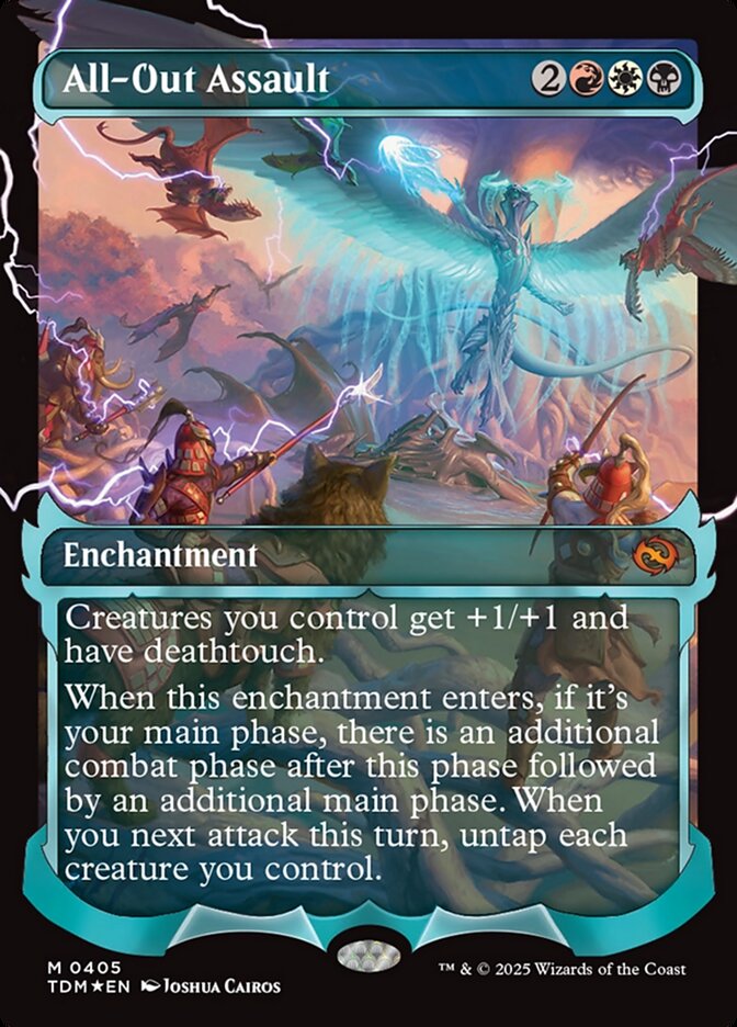 All-Out Assault (405) - [Foil, Showcase] Tarkir: Dragonstorm (TDM)