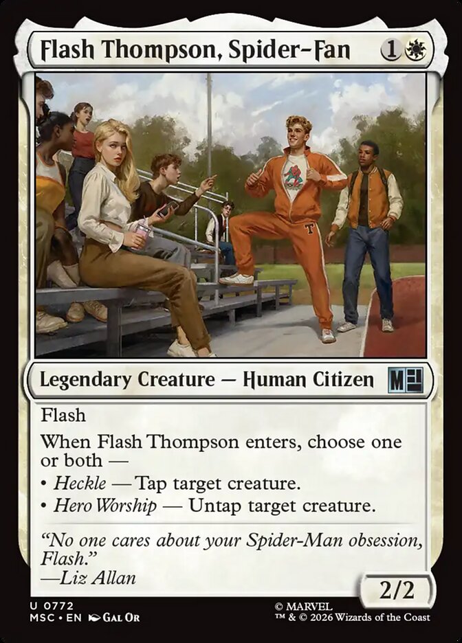 Flash Thompson, Spider-Fan (772) - Marvel Super Heroes Commander (MSC)