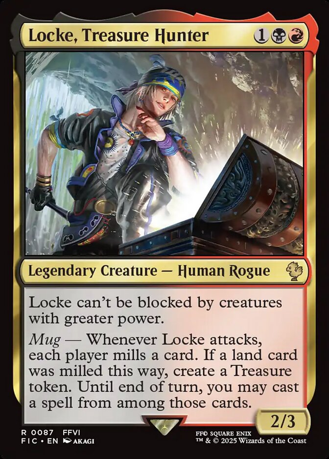 Locke, Treasure Hunter (87) - Final Fantasy Commander (FIC)