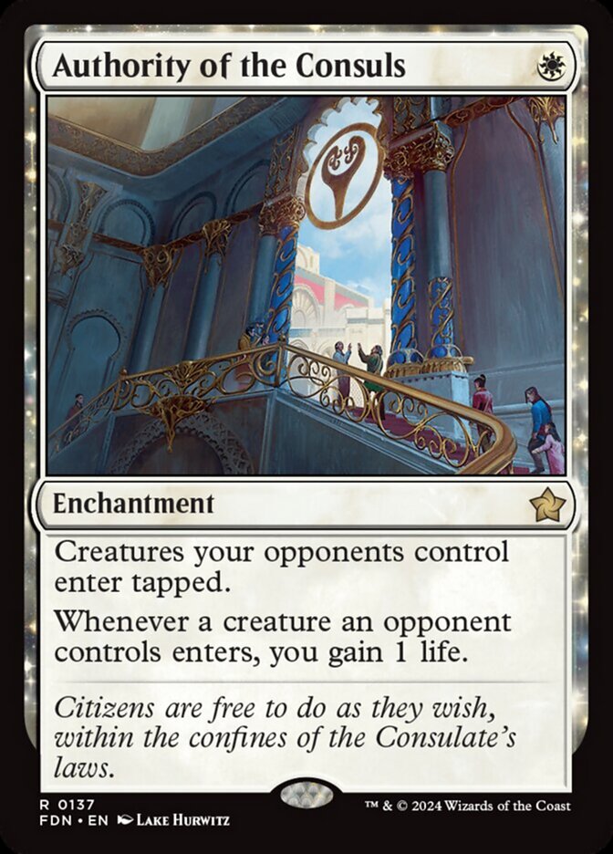 Authority of the Consuls - [Foil] Foundations (FDN)