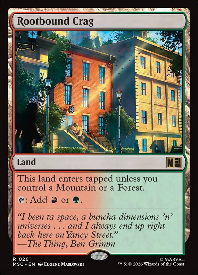 Rootbound Crag (261) - Marvel Super Heroes Commander (MSC)
