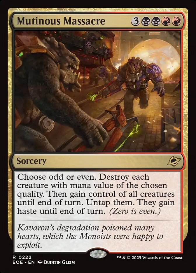 Mutinous Massacre (222) - Edge of Eternities (EOE)