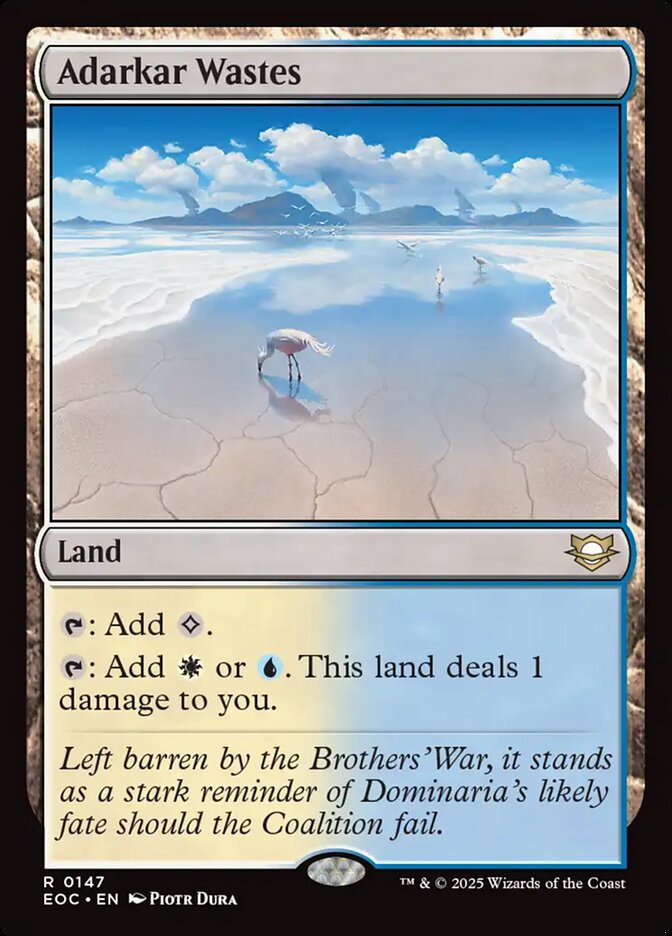Adarkar Wastes (147) - Edge of Eternities Commander (EOC)