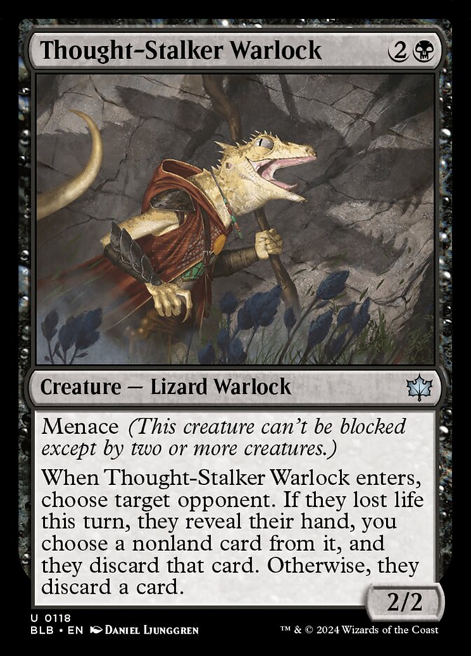 Thought-Stalker Warlock (118) - Bloomburrow (BLB)