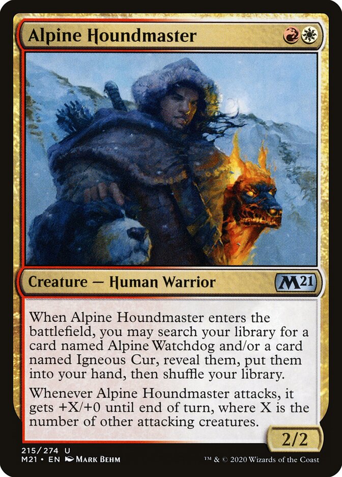 Alpine Houndmaster (215) - Core Set 2021 (M21)